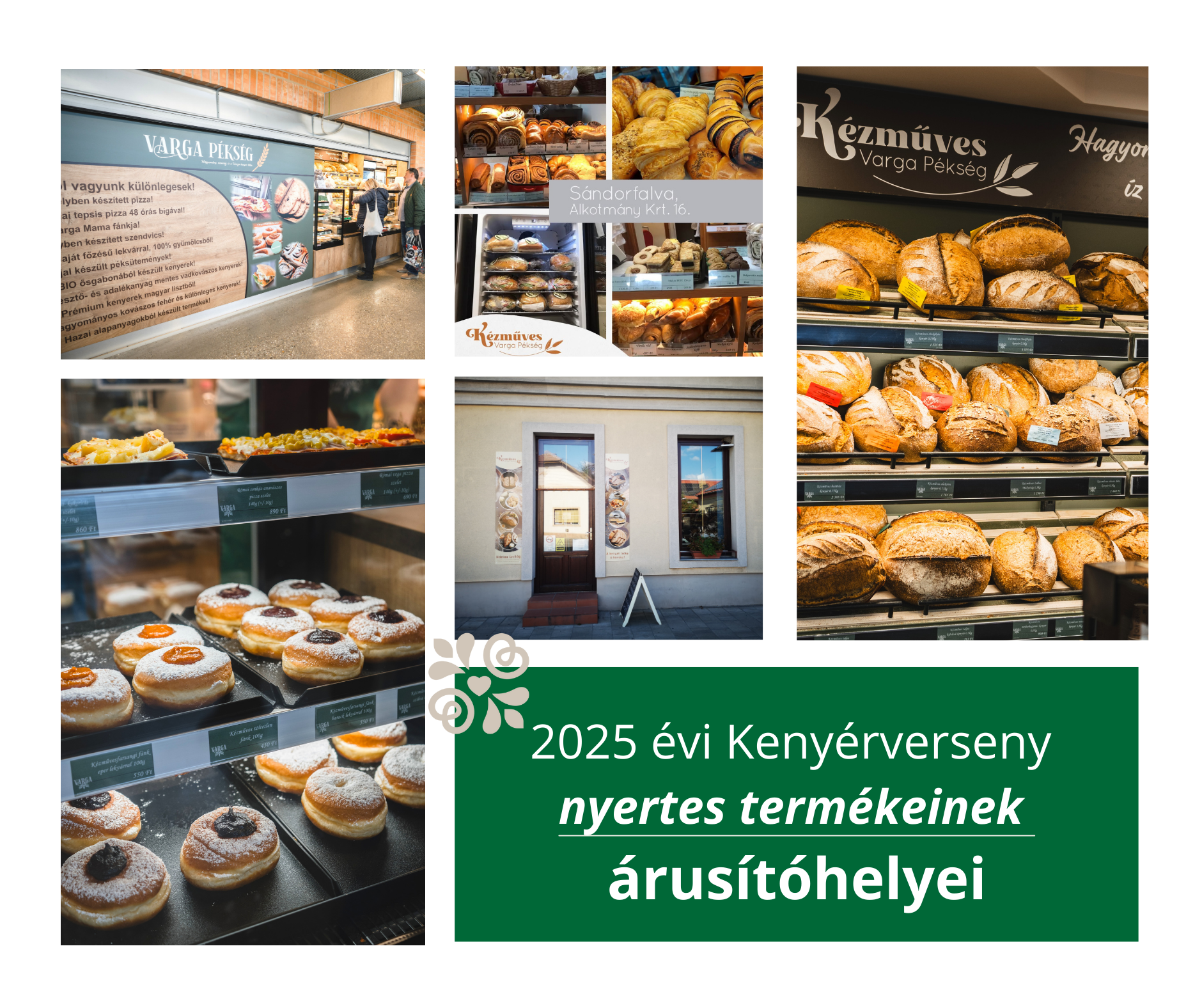 nyertes kenyér árusítás